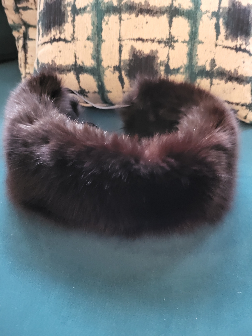 Vintage Russian Real Fur Headband